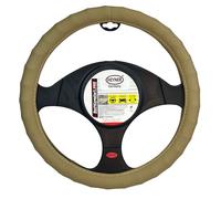 Heyner Soft Comfort Pro Steering Wheel Cover Car Van Auto Soft Faux Leather Non-Slip Protector 37-39 Cm (Beige) 600500
