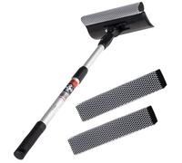 Heyner Telescopic Car Window Squeegee Cleaner 48-75cm With 2x Replacement Head Sponge Kit H407310x2
