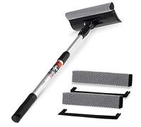 Heyner Telescopic Car Window Squeegee Cleaner XL 70-125cm With 2x Replacement Head Sponge Kit H407510x2