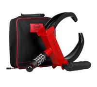 HEYNER Wheel Clamp Lock Coded T-Block Pro Advanced Anti-Theft Security Device for Campervans and Cars Combination Lock Parking Clamp Fits Up to 280mm Tires,Carry Bag Vehicle Protection 850500