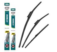 Heyner Wipers Fits: Audi A3 2020-onwards Hybrid Front And Rear Wiper Blades Set HH2619KL12X1