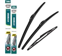 HEYNER Wipers Fits Kia Carens 2013-onwards Hybrid Full Set of 3 Wiper Blades HH2828H11O