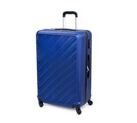 HEYO Hard Shell Travel Suitcase with Wheels Suitcase & Trolleys with Combination Lock Telescopic Handle, darkblue, L 45x27x65 cm, Hard shell trolley with 4 wheels combination lock and telescopic