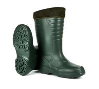 HEYO Men's Wellington Boots Lined Winter Thermal Boots Made of EVA Foam - Lightweight Waterproof Warm Work Boots Winter Boots Made in EU, Green, 12.5 UK