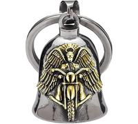 HEYOMI Guardian Bell Original Motorcycle Bell, Motorcyclist Tinker, Lucky Motorcycle Keyring, Guardian Angel with Hanging Ring for Electric Cars, Bicycles etc.