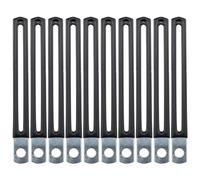 Heyous 10PCS 100x10MM Harness Fixing Clip Black Cable Hose Clamp for Tidying up Cable and Hose and Tube