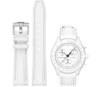 HEYOZURY Watch Bands for Omega X Swatch Moonswatch Watch 20mm Curved Rubber Strap Silicone Watch Band Men Women Replacement Bracelet Omega MoonSwatch Speedmaster No Gap Strap