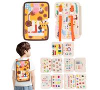 Heypappy Busy Board Montessori Toys, 12 in 1 Educational Busy Book Learning Sensory Toys for Toddlers