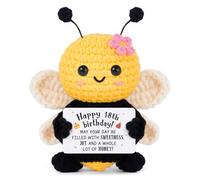 HeyPieces 18th Birthday Gifts - Handmade Crochet Bee