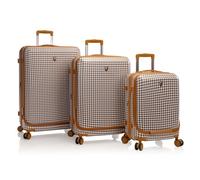 Heys EZ Fashion 4 wheels Suitcase set 3-piece with expansion pleat brown