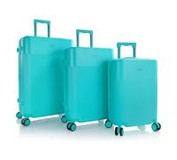 Heys HiLite 4 wheels Suitcase set 3-piece with expansion pleat blue