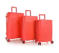 Heys HiLite 4 wheels Suitcase set 3-piece with expansion pleat orange