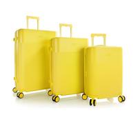 Heys HiLite 4 wheels Suitcase set 3-piece with expansion pleat yellow