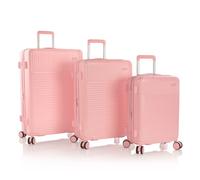 Heys Pastel 4 wheels Suitcase set 3-piece with expansion pleat orange