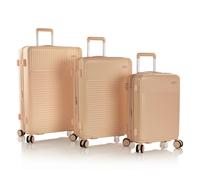Heys Pastel 4 wheels Suitcase set 3-piece with expansion pleat yellow