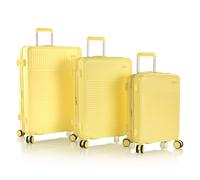 Heys Pastel 4 wheels Suitcase set 3-piece with expansion pleat yellow