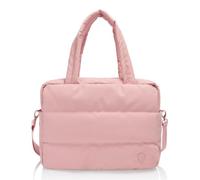 HEYS Travel Bag Shoulder Bag with Laptop Compartment The Puffer Personal Bag Rose