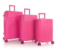 Heys Trolley HiLite 3pc Set Flamingo Pink neon Pink 74cm