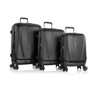 Heys Vantage 4 wheels Suitcase set 3-piece with expansion pleat black