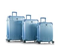 Heys Xtrak 4 wheels Suitcase set 3-piece with expansion pleat blue