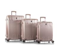 Heys Xtrak 4 wheels Suitcase set 3-piece with expansion pleat bronze colored