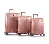 Heys Xtrak 4 wheels Suitcase set 3-piece with expansion pleat yellow