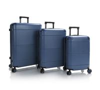 Heys Zen 4 wheels Suitcase set 3-piece with expansion pleat blue