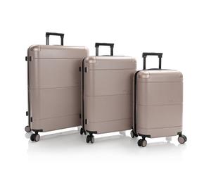 Heys Zen 4 wheels Suitcase set 3-piece with expansion pleat gray