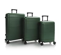 Heys Zen 4 wheels Suitcase set 3-piece with expansion pleat green