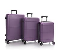 Heys Zen 4 wheels Suitcase set 3-piece with expansion pleat purple