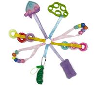 Heyshapeing Sensory Aids for Alzheimer Patients Anxiety Relief Dementia Ring Dementia Fidget Ring Arm Pillow Fidget Wrist Cuff