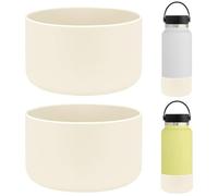 HEYSKAY 2pcs Protective Flask Silicone Boot Base 32-40oz for Hydro Flask Water Bottle Accessories,and Compatible With Yeti, Iron Flask More Brands Stainless Steel Bottles