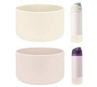 HEYSKAY 2PCS Silicone Boot for Owala Flask Water Bottle 24oz Anti-Slip Protective Sleeve for Owala Twist,FreeSip and Flip Stainless Steel Water Bottle BPA-Free Boot Bottom Base