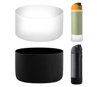 HEYSKAY 2PCS Silicone Boot for Owala Flask Water Bottle 24oz Anti-Slip Protective Sleeve for Owala Twist,FreeSip and Flip Stainless Steel Water Bottle BPA-Free Boot Bottom Base