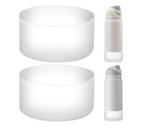 HEYSKAY 2PCS Silicone Boot for Owala Flask Water Bottle 32oz Anti-Slip Protective Sleeve for Owala Twist,FreeSip and Flip Stainless Steel Water Bottle BPA-Free Boot Bottom Base