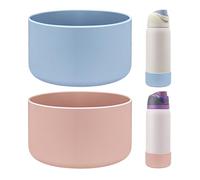 HEYSKAY 2PCS Silicone Boot for Owala Flask Water Bottle 32oz Anti-Slip Protective Sleeve for Owala Twist,FreeSip and Flip Stainless Steel Water Bottle BPA-Free Boot Bottom Base