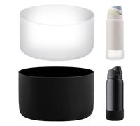 HEYSKAY 2PCS Silicone Boot for Owala Flask Water Bottle 40oz Anti-Slip Protective Sleeve for Owala Twist,FreeSip and Flip Stainless Steel Water Bottle BPA-Free Boot Bottom Base
