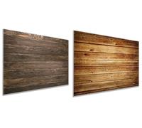 Heysliy Food Photography Backdrop 50x80cm 2PCS, Reusable Vinyl Photo Backdrop with Wood Textures, Super Realistic Photo Background for Food Jewelry Cosmetic