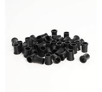 Heysong 50PCS OF Rubber Tobacco Pipe Tip Grips (Small, Black)