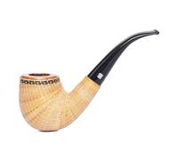 Heysong Briar wood Material and Bamboo woven Decorative Tobacco pipe (Col.001)