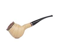 Heysong Briar wood Material and Bamboo woven Decorative Tobacco pipe (Col.007)