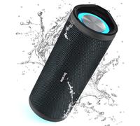 HEYSONG Portable Bluetooth Speaker, Waterproof Outdoor Speakers with LED Light, Enhanced Bass, IPX7 Floating, 40H Play, TF Card, True Wireless Stereo for Party, Shower, Biking, Gifts for Men