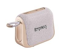 Heysong Speaker Bluetooth, Shower Speaker Bluetooth Waterproof with Integrated Loop for Portable bluetooth Wireless Speakers, IPX7, 24-Hour Playtime, Enhanced Bass, Bedroom Decor, Custom EQ, Home-Pink