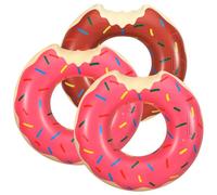 HeySplash Inflatable Pool Floats, 3 Pack Donut Pool Floaties