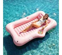 HeySplash Inflatable Tanning Pool Lounger Float, Suntan Tub for Adults