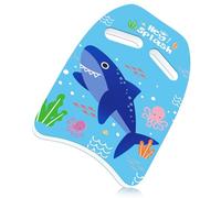 HeySplash Kids Swim Kickboard, Blue Shark Print Pool Training Board