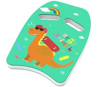 HeySplash Kids Swim Kickboard, Light Green Dino Skate Pool Training Board