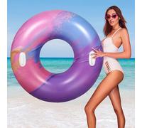 HeySplash Pool Floats for Adult, 42 Inch Large Pool Tubes with Handles