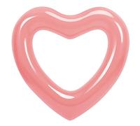 HeySplash Pool Floats, Heart Inflatable Pool Floaties, Rose Gold