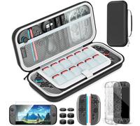 HEYSTOP Case for Nintendo Switch 2 Accessory Kit, Switch 2 Travel Carrying Case, Switch 2 Dockable Protective Cover with Switch 2 Screen Protection for Nintendo Switch 2 Console